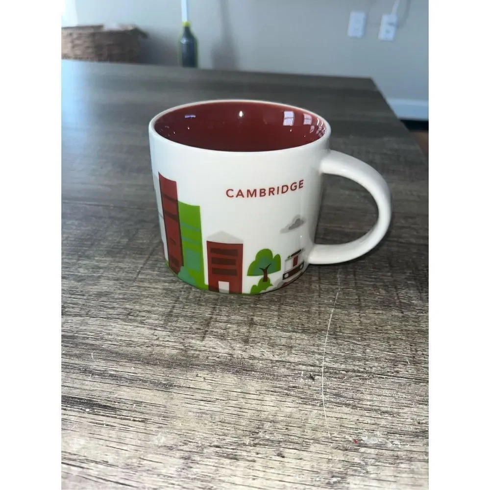 Starbucks CAMBRIDGE You Are Here Coffee Tea Mug Cup YAH 14 oz
